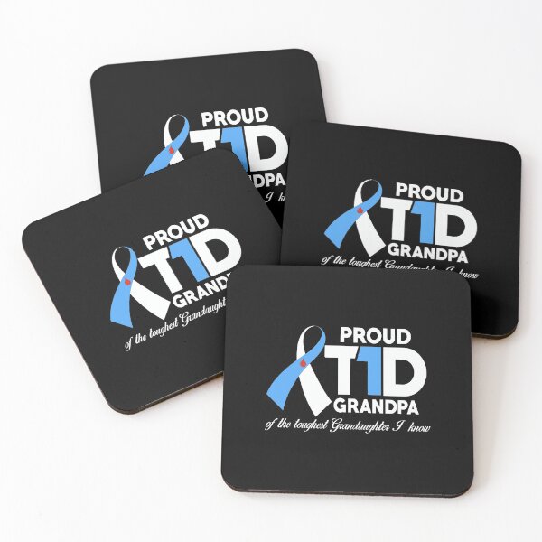 Item preview, Proud T1D Grandpa Of Granddaughter Diabetes Awareness Gift designed and sold by errettt.