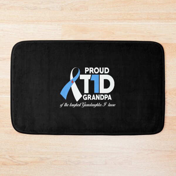 Item preview, Proud T1D Grandpa Of Granddaughter Diabetes Awareness Gift designed and sold by errettt.