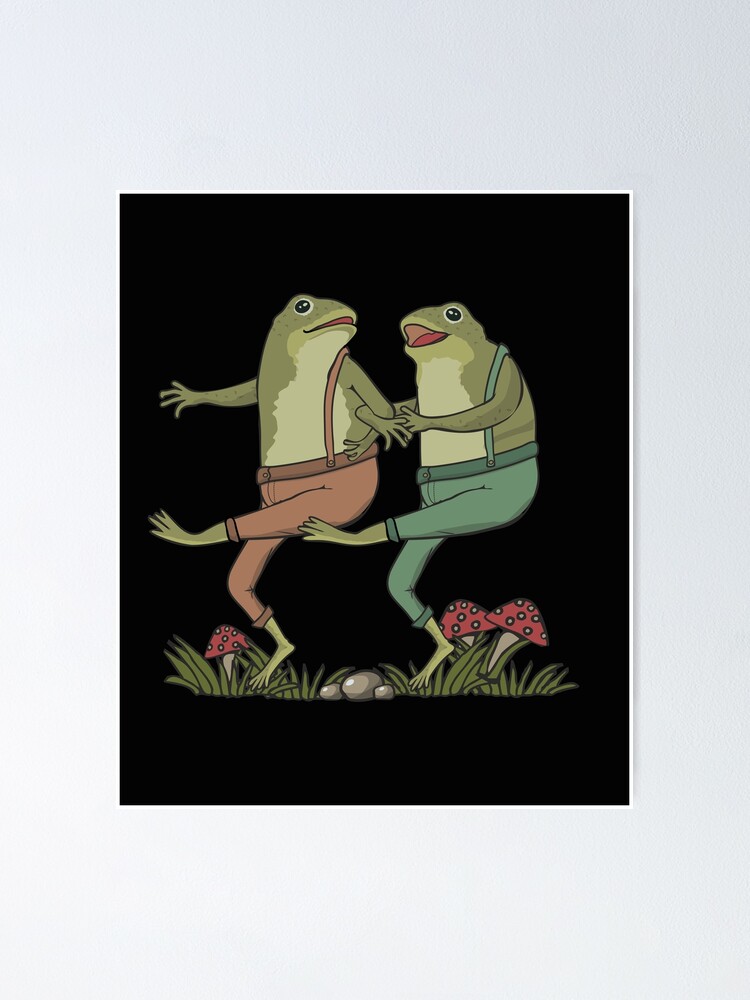 Melancholic Vintage Frog: Banjo Player on Mushroom Toadstool, Cottagecore  and Goblincore Aesthetics with Edgy Grunge Shower Curtain for Sale by  MinistryOfFrogs