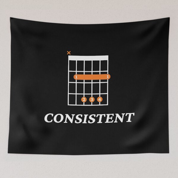 Item preview, B Consistent B Guitar Chord Tab Dark Theme designed and sold by nightsworthy.