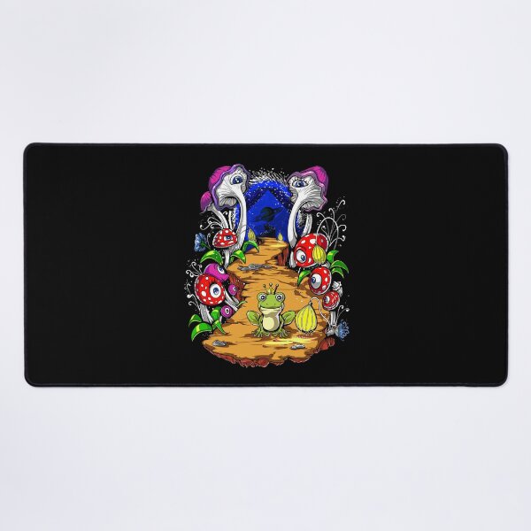 Item preview, Psychedelic Mushrooms Forest designed and sold by underheaven.