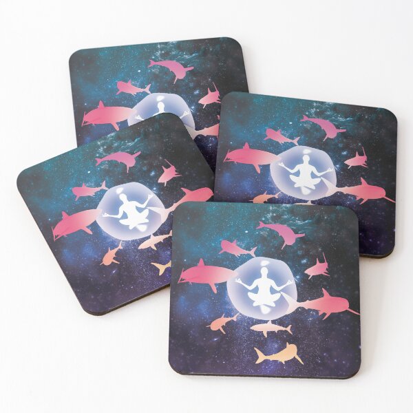 Item preview, Cosmic Sharks In Space | Mindfulness Meditation designed and sold by TMBTM.