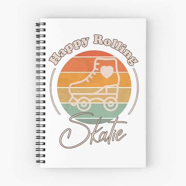 Item preview, Happy Rolling Retro Rainbow Roller Skating Design with Skatie Logo designed and sold by Skatieuk.