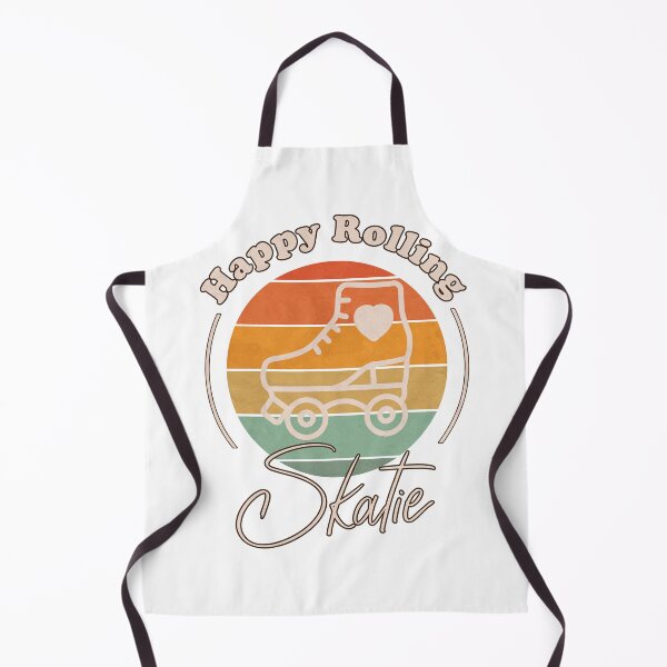 Item preview, Happy Rolling Retro Rainbow Roller Skating Design with Skatie Logo designed and sold by Skatieuk.