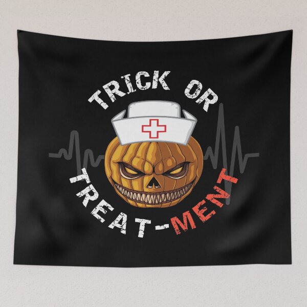 Item preview, Nurse Pumpkin Halloween Trick or Treat-ment designed and sold by PlusAdore.