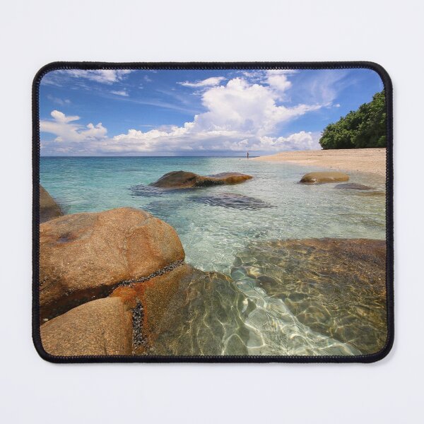 Item preview, Rocks and clear water on Nudey Beach on Fitzroy Island in Far North Queensland designed and sold by Geoff Wols.