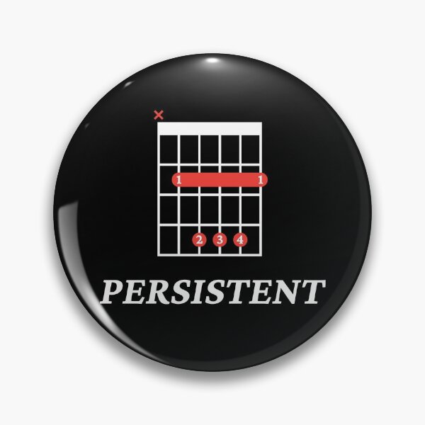 Item preview, B Persistent B Guitar Chord Tab Dark Theme designed and sold by nightsworthy.