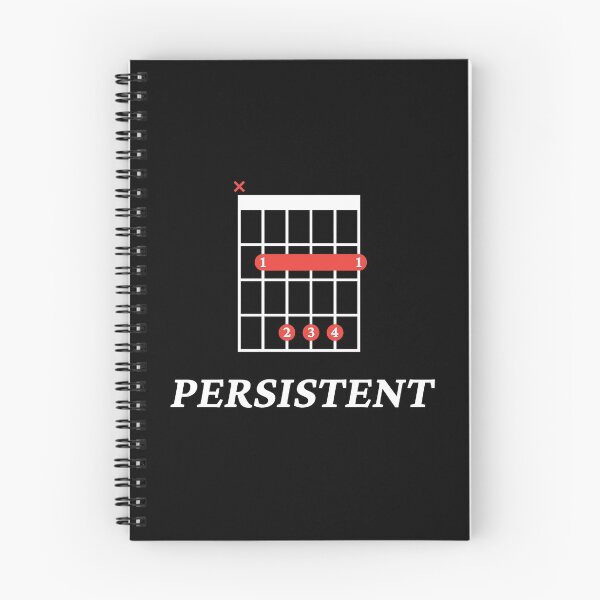 Item preview, B Persistent B Guitar Chord Tab Dark Theme designed and sold by nightsworthy.
