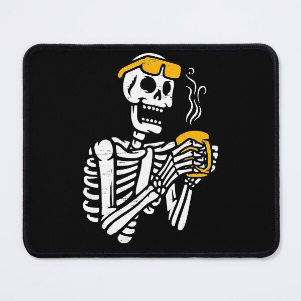 Item preview, Skeleton Drinking Coffee Skull Halloween designed and sold by JaniceRuthArts.