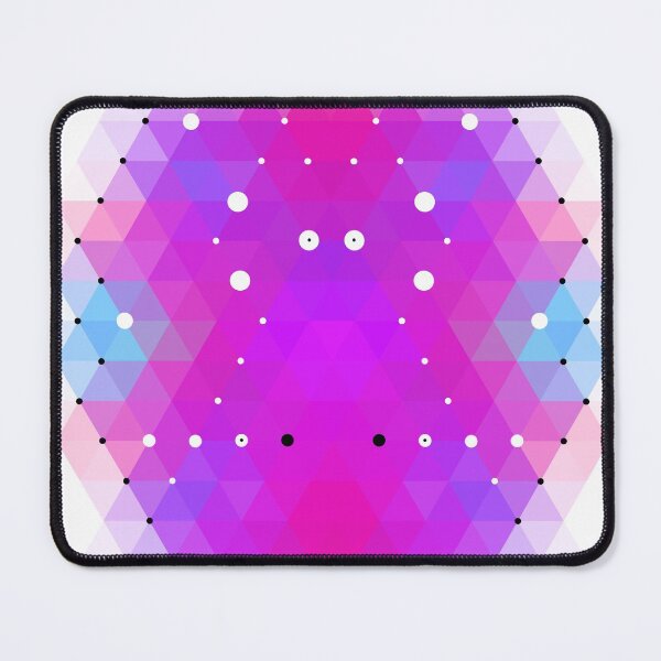 Item preview, Bright Pink Triangular Pixelated Pattern designed and sold by Designs-by-KC.