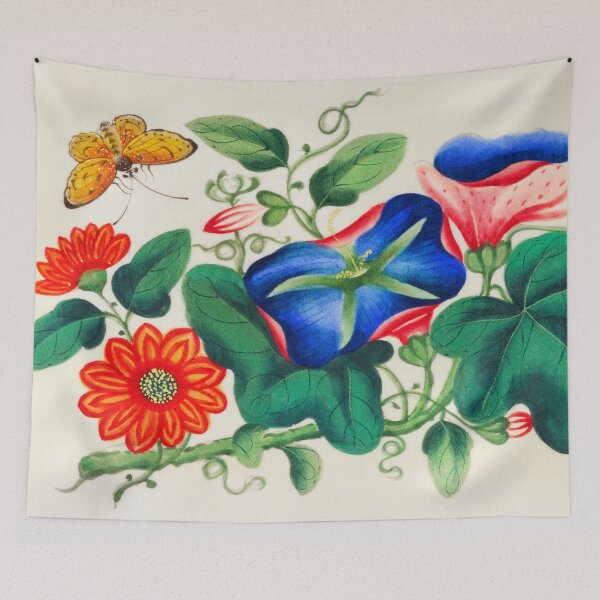 Item preview, Chinese vintage botanical art designed and sold by Artysannie.