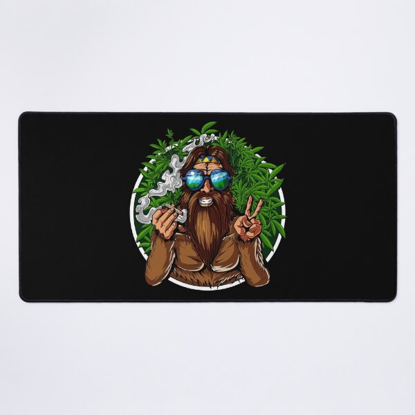 Item preview, Hippie Bigfoot Smoking Weed designed and sold by underheaven.