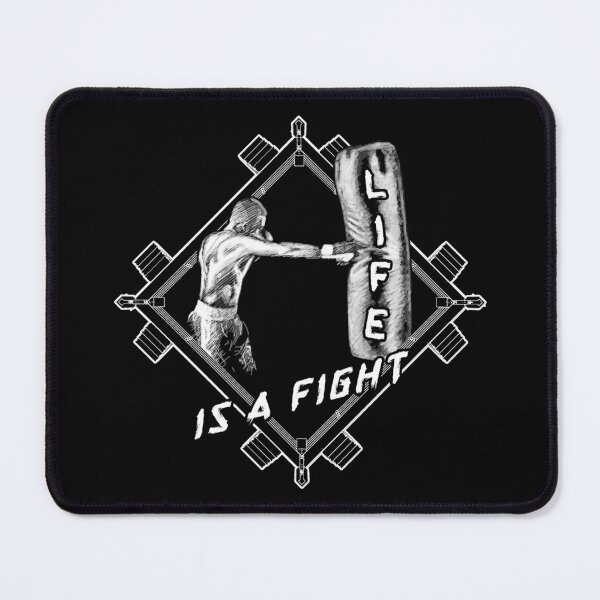 Item preview, Boxing motivational Quotes - Life is a fight designed and sold by TMBTM.