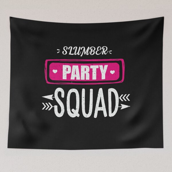 Item preview, Funny Slumber Party Squad Sleepover Pajama Nails And Makeup T-Shirt designed and sold by bestdesigns2020.