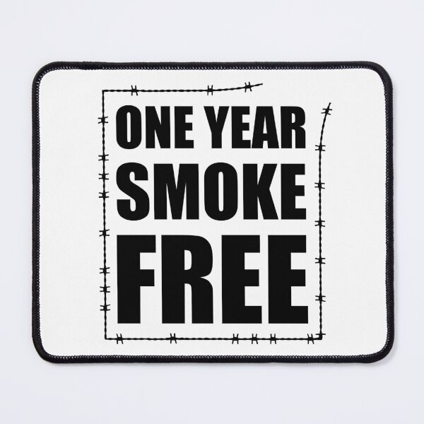 Item preview, One Year Without Smoking Cigarette Anniversary - Smoke Free designed and sold by TMBTM.