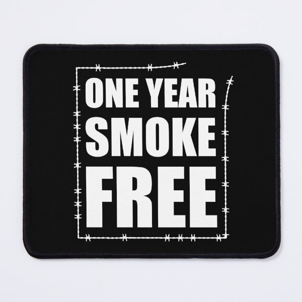 Item preview, One Year Without Smoking Cigarette Anniversary - Smoke Free designed and sold by TMBTM.