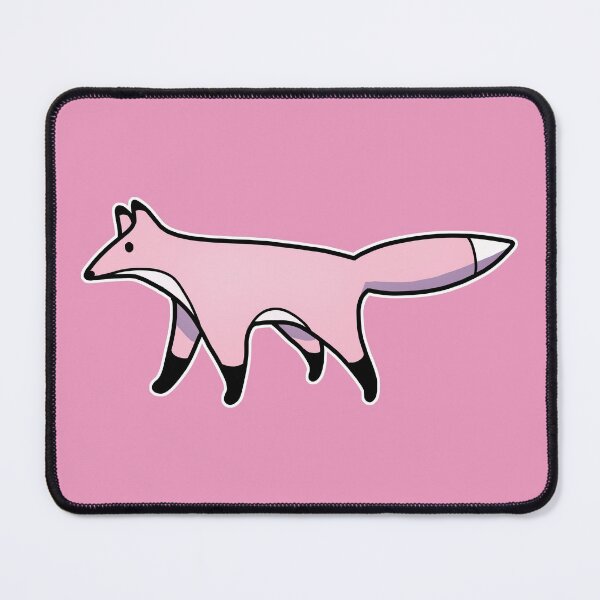 Item preview, Pink Fox Hurries Home designed and sold by ninebats.