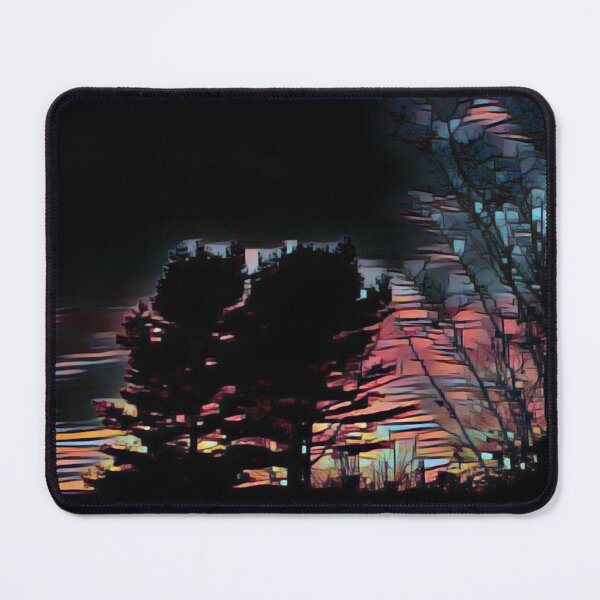 Item preview, Abstract Sunset Trees Silhouette Black designed and sold by DianeBP.