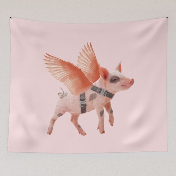 Item preview, Piggy can Fly - when pigs fly designed and sold by Vin  Zzep.
