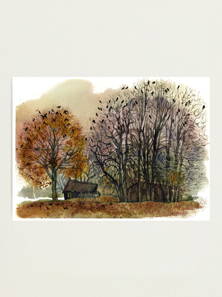 Alternate view of October mood. Photographic Print