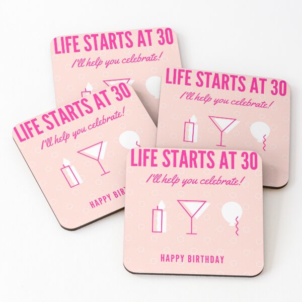 Item preview, Copy of Life starts at 30. Happy birthday 30 years old designed and sold by soniaaseguin.