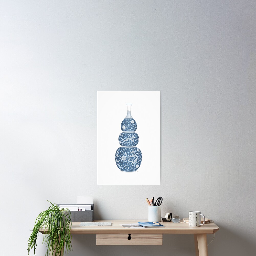 Poster « Vase Dragon»