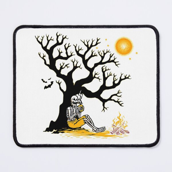 Item preview, Skeleton Skull Drinking Coffee Halloween Coffee Lover designed and sold by JaniceRuthArts.