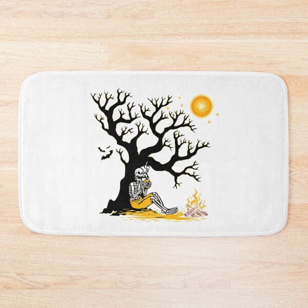 Item preview, Skeleton Skull Drinking Coffee Halloween Coffee Lover designed and sold by JaniceRuthArts.