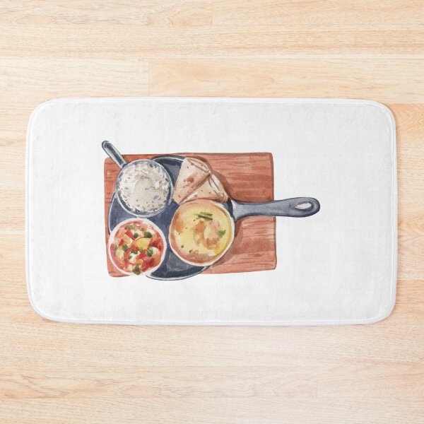 Item preview, Indian Food Platter | Naan | Dhal  designed and sold by Nikiolilalala.