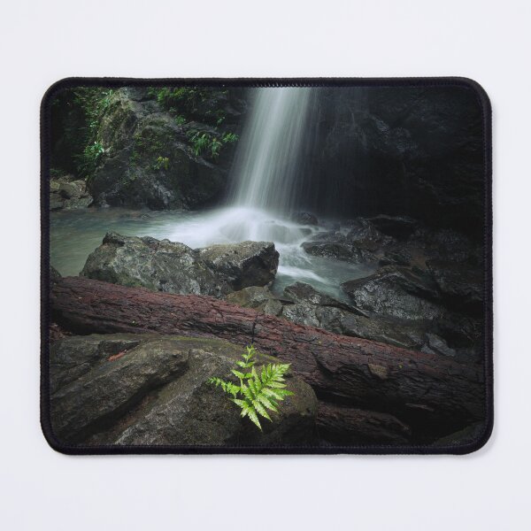 Item preview, Waterfall and fern in forest designed and sold by Juhku.