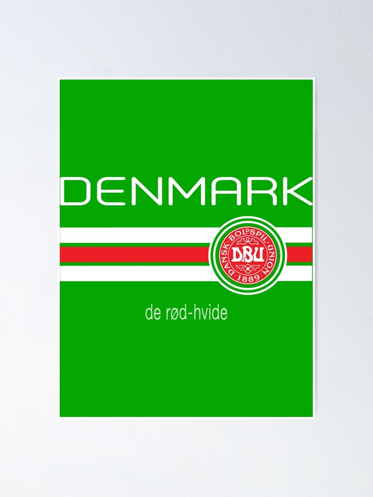 Buy Official Vintage Denmark De Rød-hvide Soccer Jersey