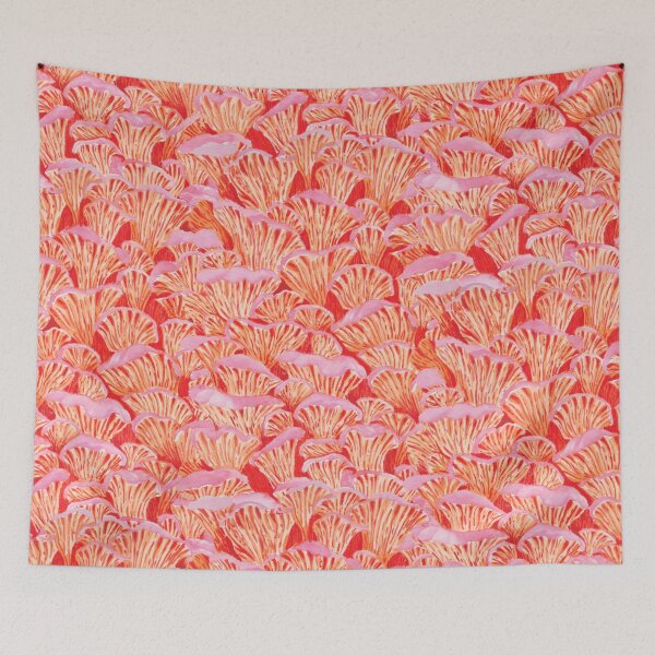 Item preview, Cyber pink mushrooms designed and sold by janeferwong.