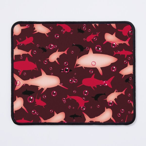 Item preview, Red Shark Pattern designed and sold by TMBTM.