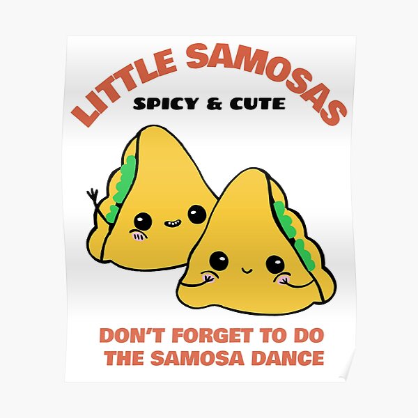 Poster Samosa Redbubble