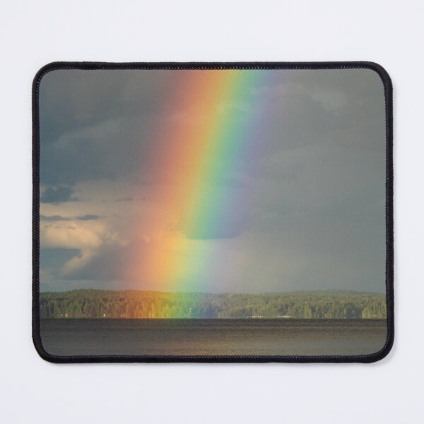 Aperçu de l'œuvre Bel arc-en-ciel au bord du lac créée et vendue par Juhku.