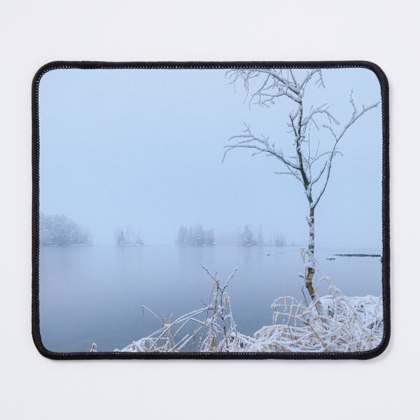 Item preview, Calm lake landscape at winter designed and sold by Juhku.