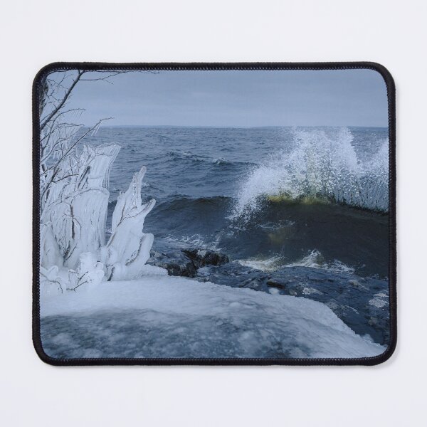 Item preview, Ice formation and big wave crashing designed and sold by Juhku.