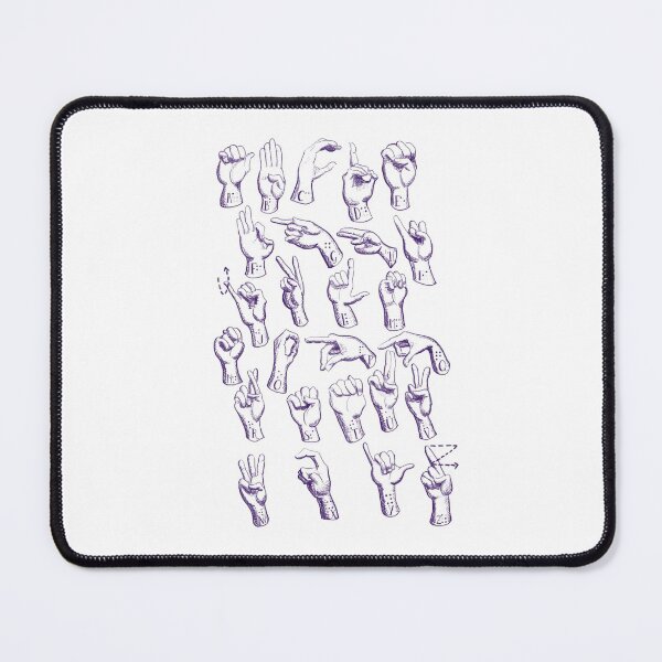 Item preview, Signlaguage alphabet with brail designed and sold by ADrawerInPurple.