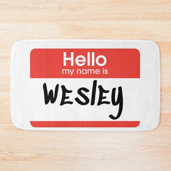 Item preview, Hello my name is Wesley 863 design designed and sold by YOStudios.