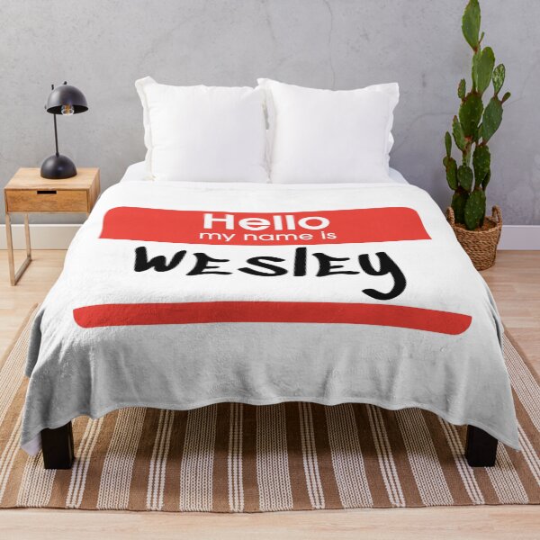 Item preview, Hello my name is Wesley 863 design designed and sold by YOStudios.