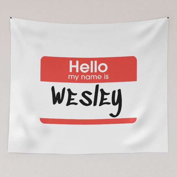 Item preview, Hello my name is Wesley 863 design designed and sold by YOStudios.