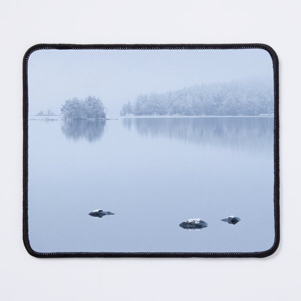 Item preview, Foggy calm lake scape designed and sold by Juhku.