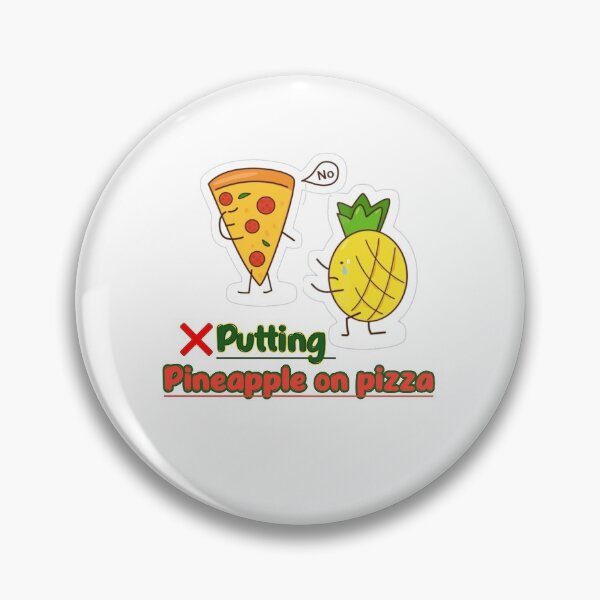 Item preview, Stop putting pineapple on pizza designed and sold by Designhub14.