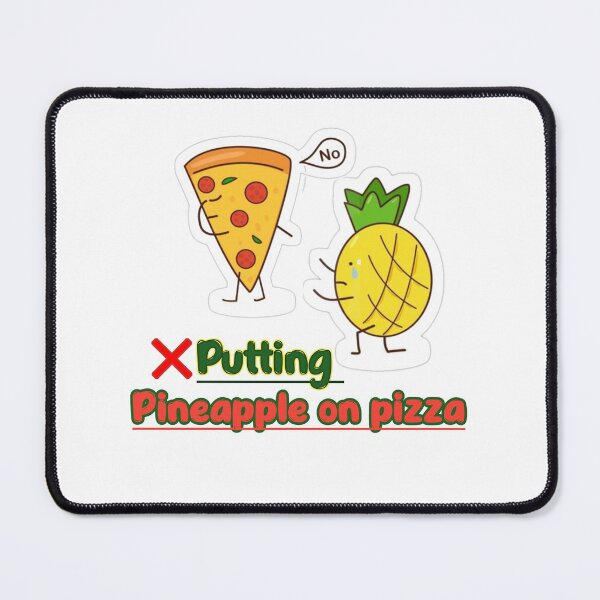 Item preview, Stop putting pineapple on pizza designed and sold by Designhub14.