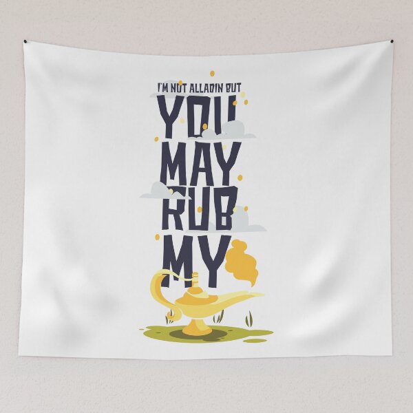 Item preview, I'm Not Alladin But You May Rub My Lamp - Funny Illustration designed and sold by Studio  Six.