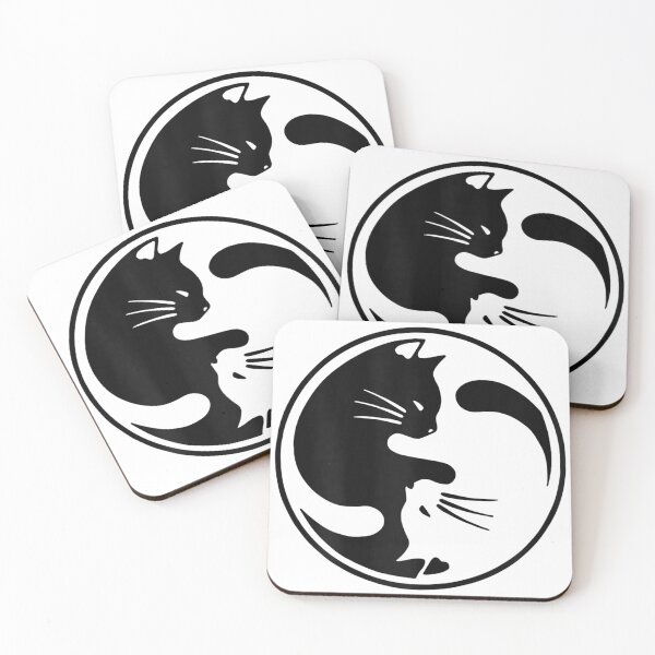 Item preview, Womens Cat Yin-Yang, Cat, Ying Yang Cat  designed and sold by HappyCatsStore.