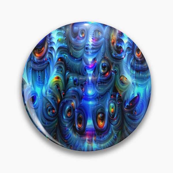 Item preview, psychedelic unique blue design designed and sold by BelAnnGrey.