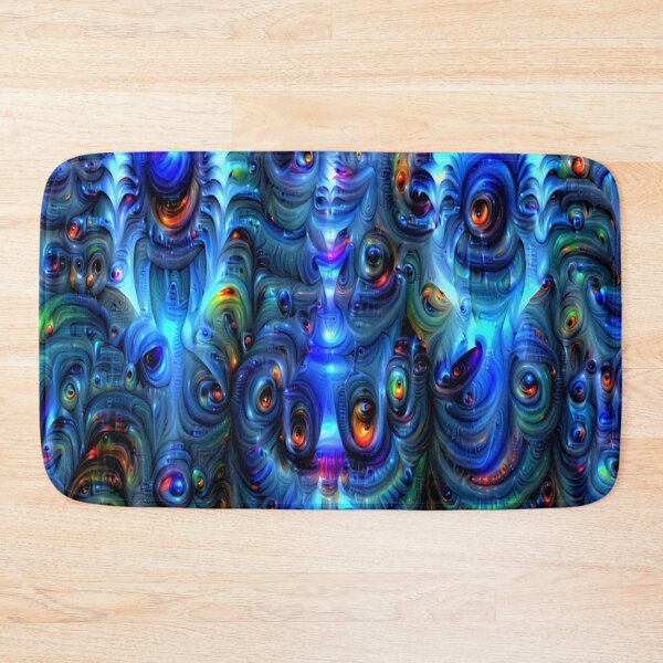 Item preview, psychedelic unique blue design designed and sold by BelAnnGrey.
