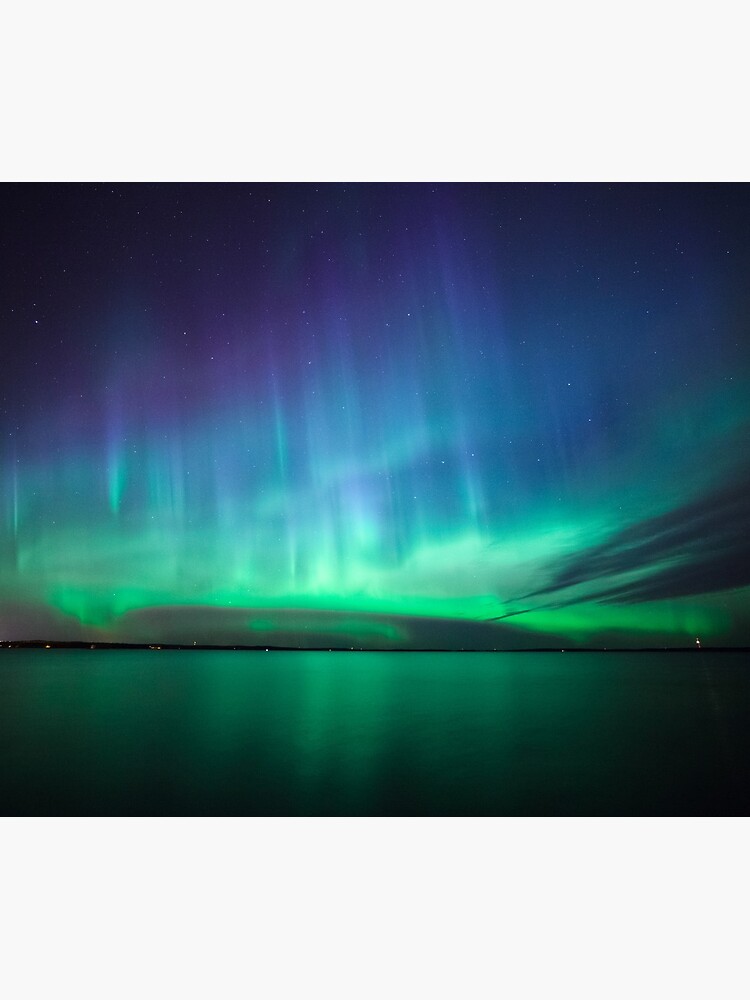 Thumbnail 5 of 5, Mouse Pad, Beautiful northern lights designed and sold by Juhku.