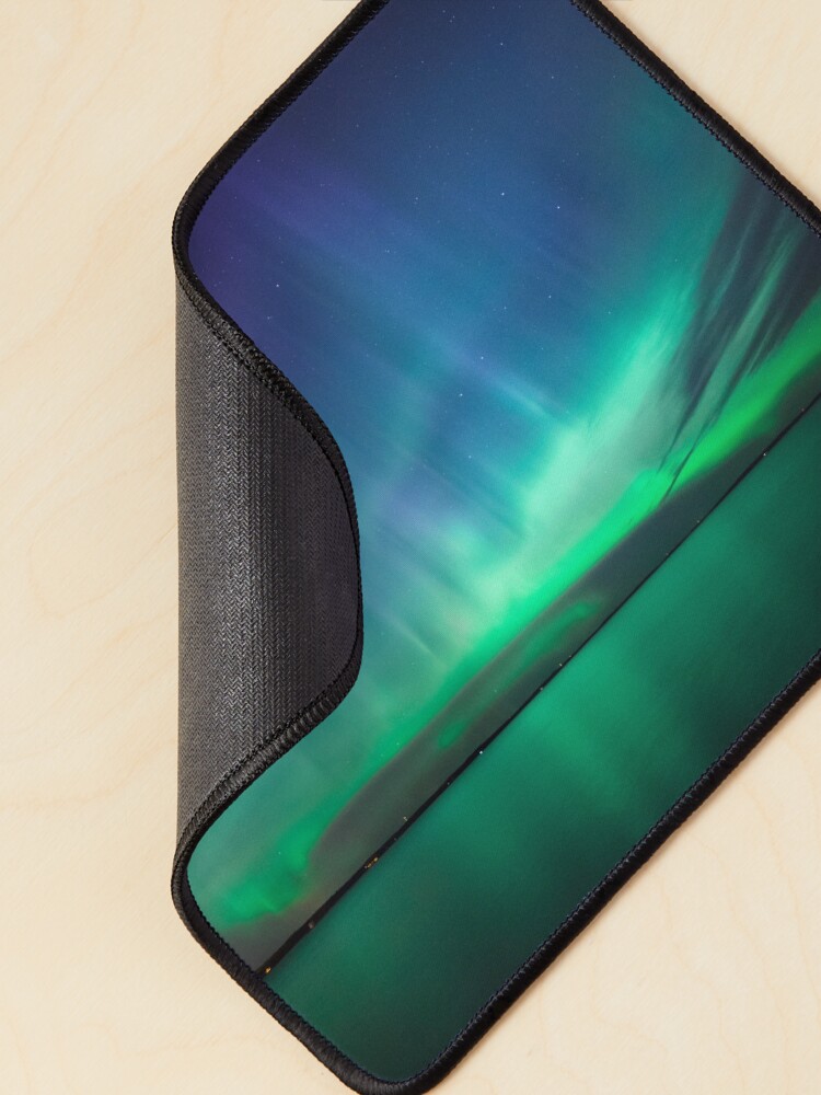 Thumbnail 2 of 5, Mouse Pad, Beautiful northern lights designed and sold by Juhku.